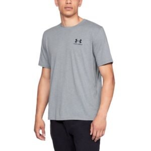 T-shirt UA Sportstyle Left Chest SS M 1326799 – gray