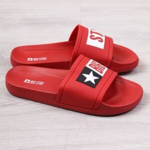 Rubber beach slippers Big Star W DD274A267 red