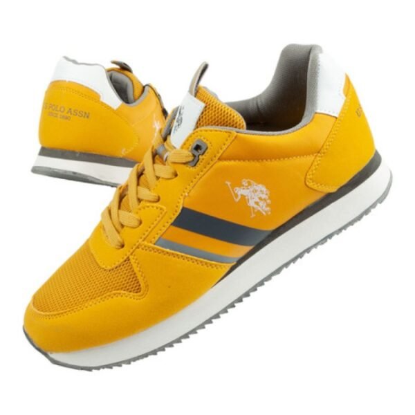 US Polo ASSN trainers. M NOBIL006-YEL001