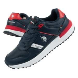 US Polo ASSN trainers. M UP12M68089-DBL-RED02