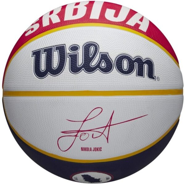 Wilson NBA Player Local Nikola Jokic ball for basket WZ4006701XB