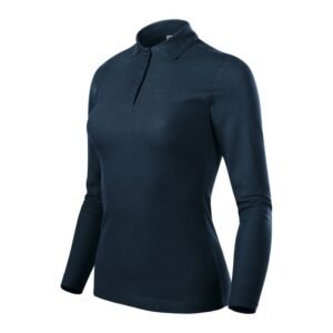 Polo shirt Pique Polo LS W MLI-23102 – XL, Navy blue