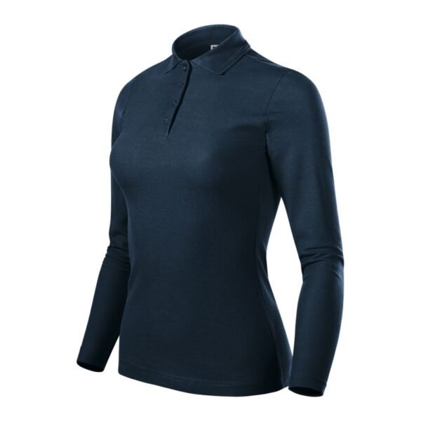 Polo shirt Pique Polo LS W MLI-23102 – XL, Navy blue
