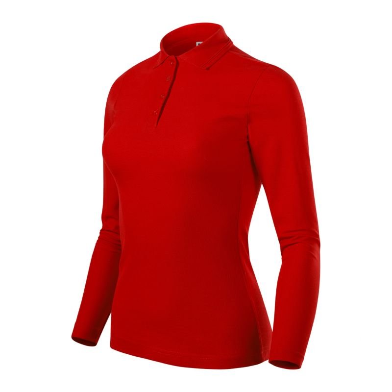 Polo shirt Pique Polo LS W MLI-23107 – M, Red