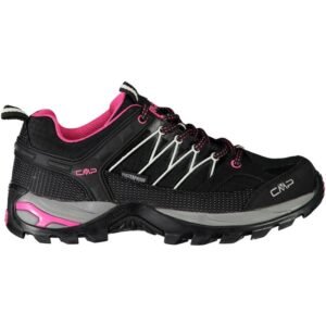 CMP Rigel Low Wp W 3Q5445661UE Shoes – 39, Black, Pink
