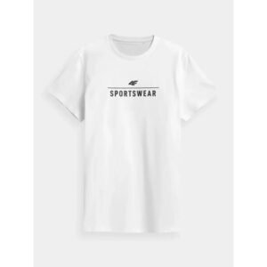 T-shirt 4F M 4FSS23TTSHM539-10S – L, White