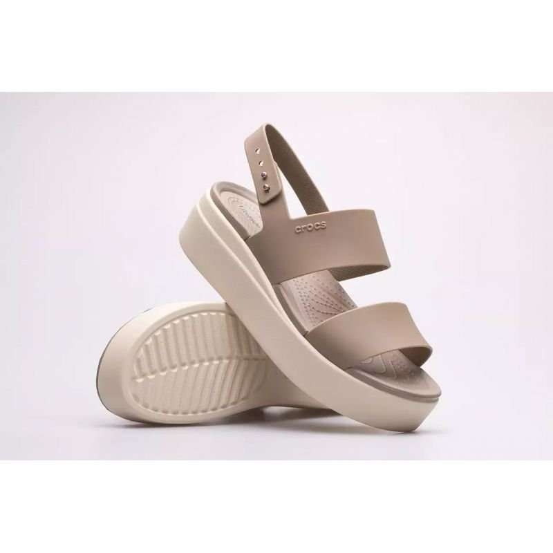 Crocs Brooklyn Low Wedge Sandals W 206453-2YI – 41, Beige/Cream