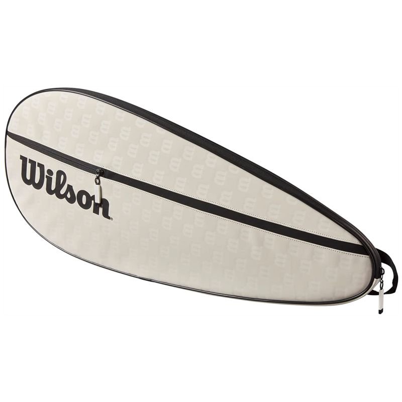 Wilson Premium Tennis Cover WR8027701001 racket bag – one size, Gray/Silver