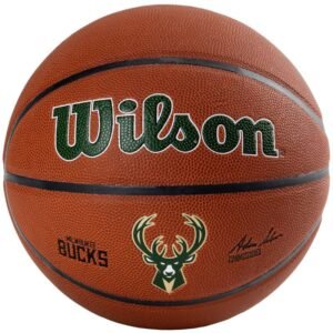 Wilson Team Alliance Milwaukee Bucks Ball WTB3100XBMIL – 7, Brown