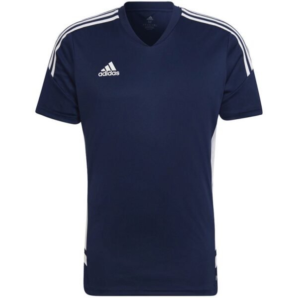 T-shirt adidas Condivo 22 Jersey V-neck M HA6291 – 2XL, White, Navy blue