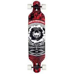 Skateboard Nils Extreme Longboard Wood Homeland 16-3-123 – N/A, Black, Red