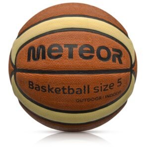 Basketball Meteor Cellular 5 10100 – uniw, Brown, Beige/Cream