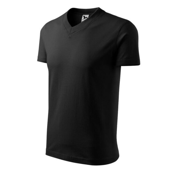 Malfini T-shirt V-neck M MLI-10201 black – S, Black