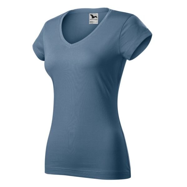 Malfini Fit V-neck T-shirt W MLI-16260 – M, Navy blue