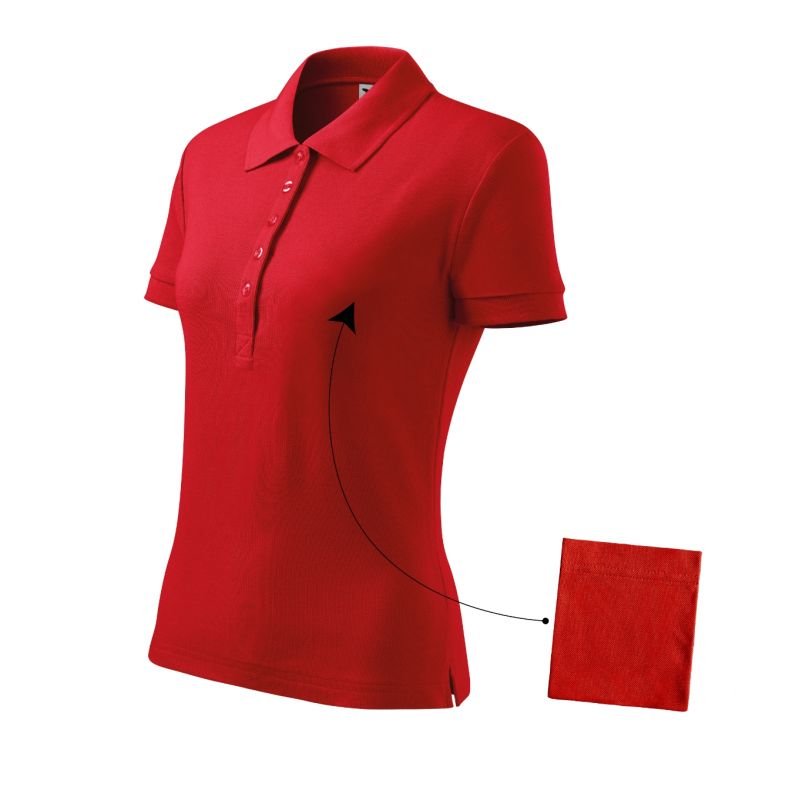 Malfini Cotton polo shirt W MLI-21307 red – 2XL, Red