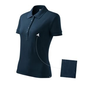 Malfini Cotton polo shirt W MLI-21302 navy blue – S, Navy blue
