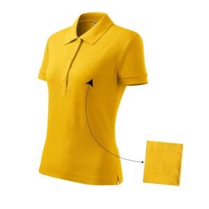 Malfini Cotton polo shirt W MLI-21304 yellow – 2XL, Yellow