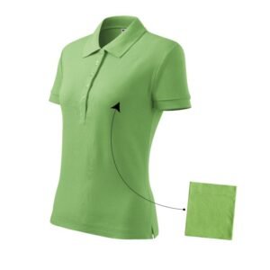 Malfini Cotton polo shirt W MLI-21339 pea – S, Green