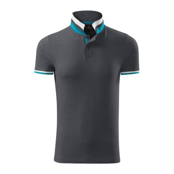 Malfini Collar Up M MLI-25683 light anthracite polo shirt