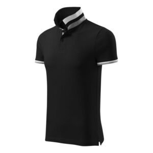 Malfini Collar Up M MLI-25601 black polo shirt – M, Black