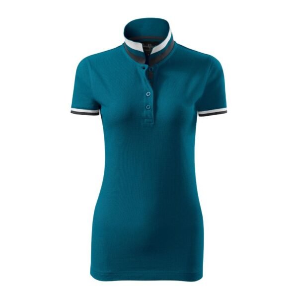 Malfini Collar Up polo shirt W MLI-25793 petrol blue