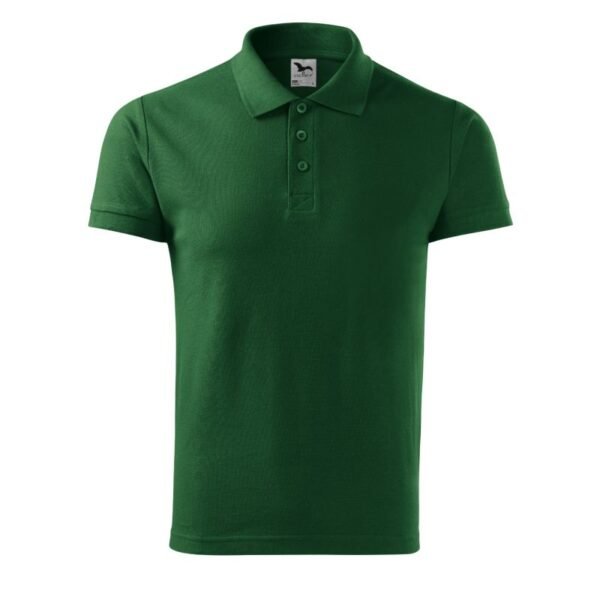 Malfini Cotton M MLI-21206 polo shirt bottle green