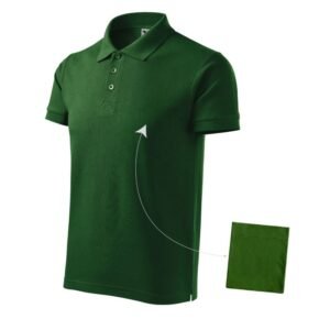 Malfini Cotton M MLI-21206 polo shirt bottle green – M, Green