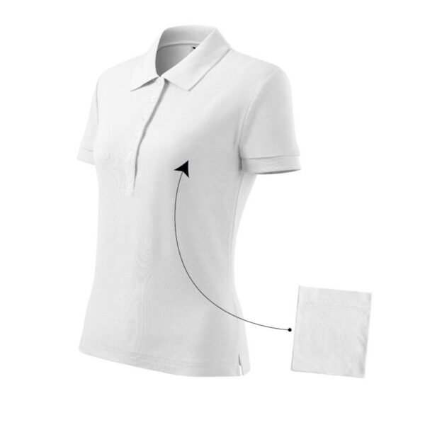 Malfini Cotton polo shirt W MLI-21300 white – M, White