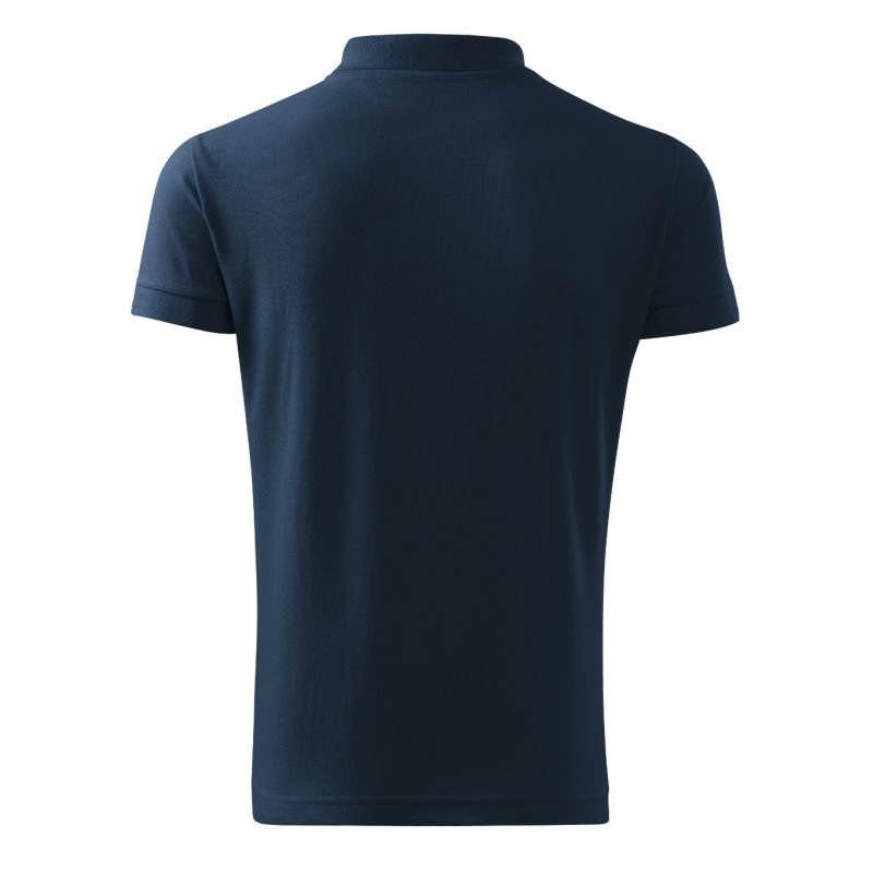 Malfini Cotton M MLI-21202 navy blue polo shirt