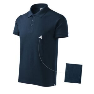 Malfini Cotton M MLI-21202 navy blue polo shirt – 3XL, Navy blue