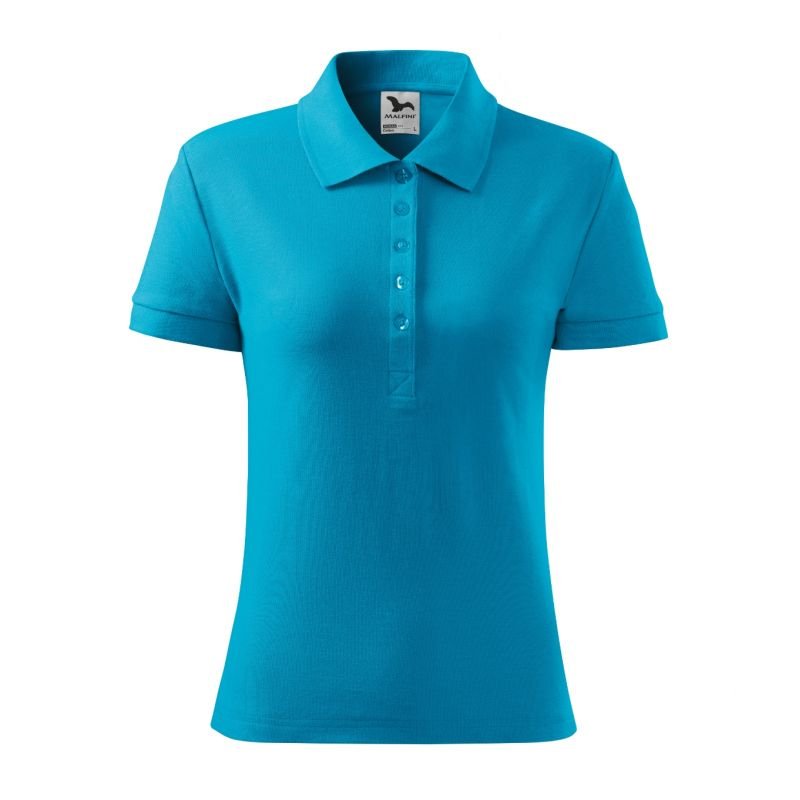 Malfini Cotton polo shirt W MLI-21344 turquoise