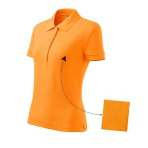 Malfini Cotton polo shirt W MLI-213A2 tangerine – S, Orange