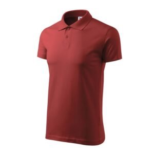 Malfini Single J. M MLI-20213 burgundy polo shirt – S, Red