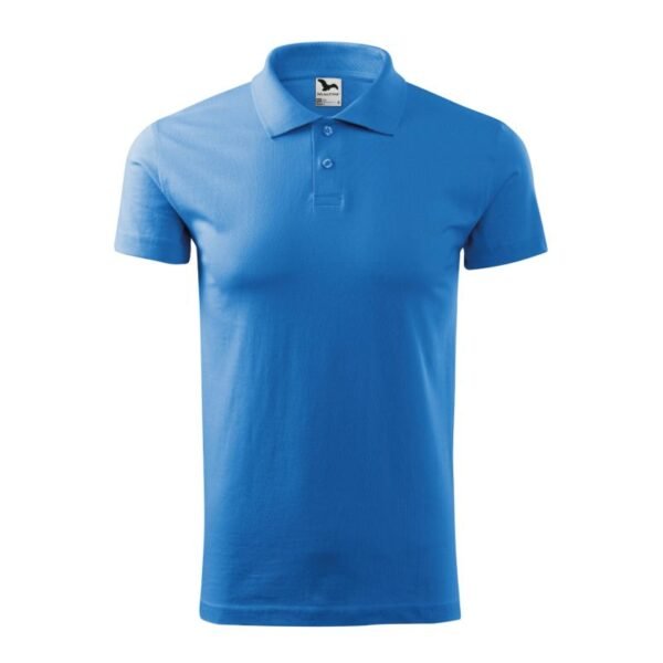 Malfini Single J. M MLI-20214 azure polo shirt