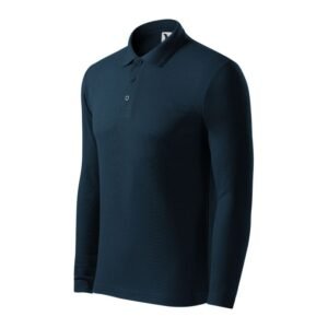 Malfini Pique Polo LS M MLI-22102 T-shirt – 2XL, Navy blue