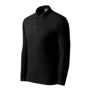 Malfini Pique Polo LS M MLI-22101 T-shirt – 3XL, Black