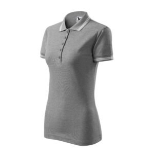 Polo shirt Adler Urban W MLI-22012 dark gray melange – XL, Gray/Silver