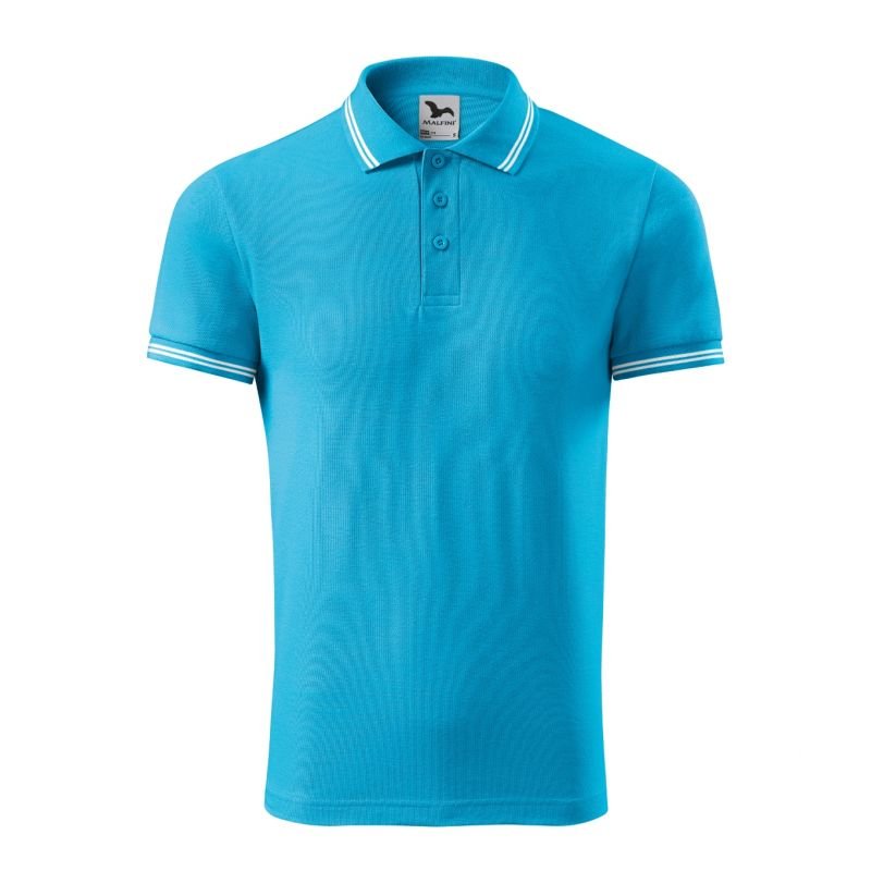 Polo shirt Malfini Urban M MLI-21944 turquoise