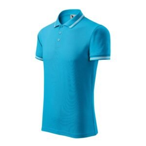 Polo shirt Malfini Urban M MLI-21944 turquoise – L, Blue