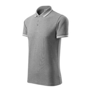 Polo shirt Malfini Urban M MLI-21912 dark gray melange – 2XL, Gray/Silver