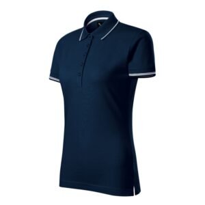 Malfini Perfection plain polo shirt W MLI-25302 navy blue – L, Navy blue