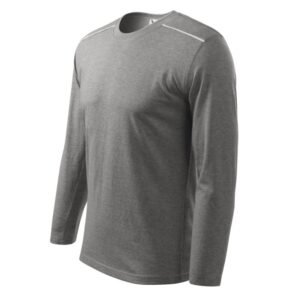 T-shirt Mafini Long Sleeve M MLI-11212 dark gray melange – M, Gray/Silver