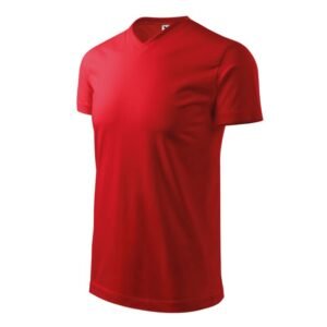 Malfini Heavy V-neck M MLI-11107 T-shirt red – 2XL, Red
