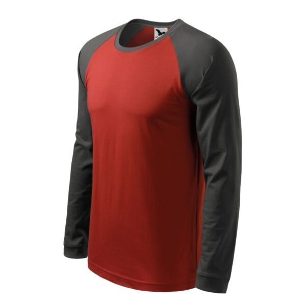 T-shirt Malfini Street LS M MLI-13023 marlboro red – M, Red