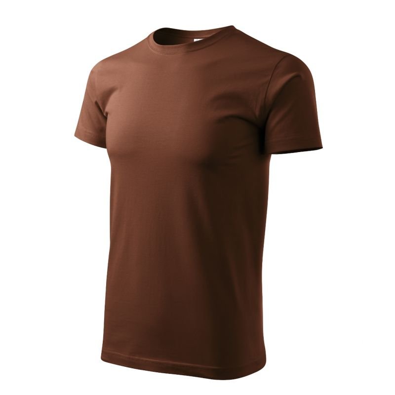 T-shirt Malfini Basic M MLI-12938 chocolate – XS, Brown