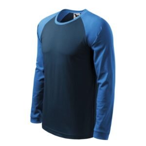 T-shirt Malfini Street LS M MLI-13002 navy blue – 4XL, Navy blue