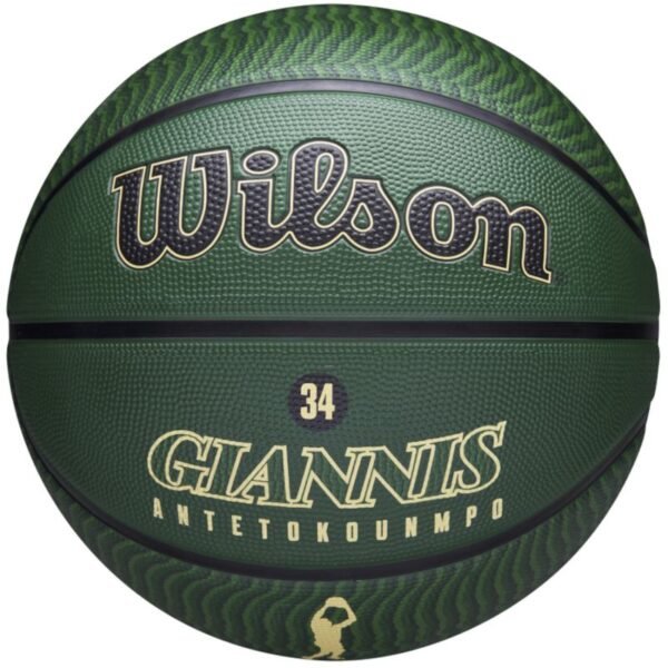 Basketball ball Wilson NBA Player Icon Giannis Antetokounmpo WZ4006201XB – 7, Green