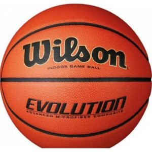 Wilson Evolution Indoor Game Ball for basket WTB0516XBEMEA – 7, Brown