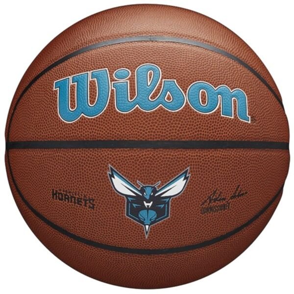 Basketball Wilson Team Alliance Charlotte Hornets Ball WTB3100XBCHA – 7, Brown