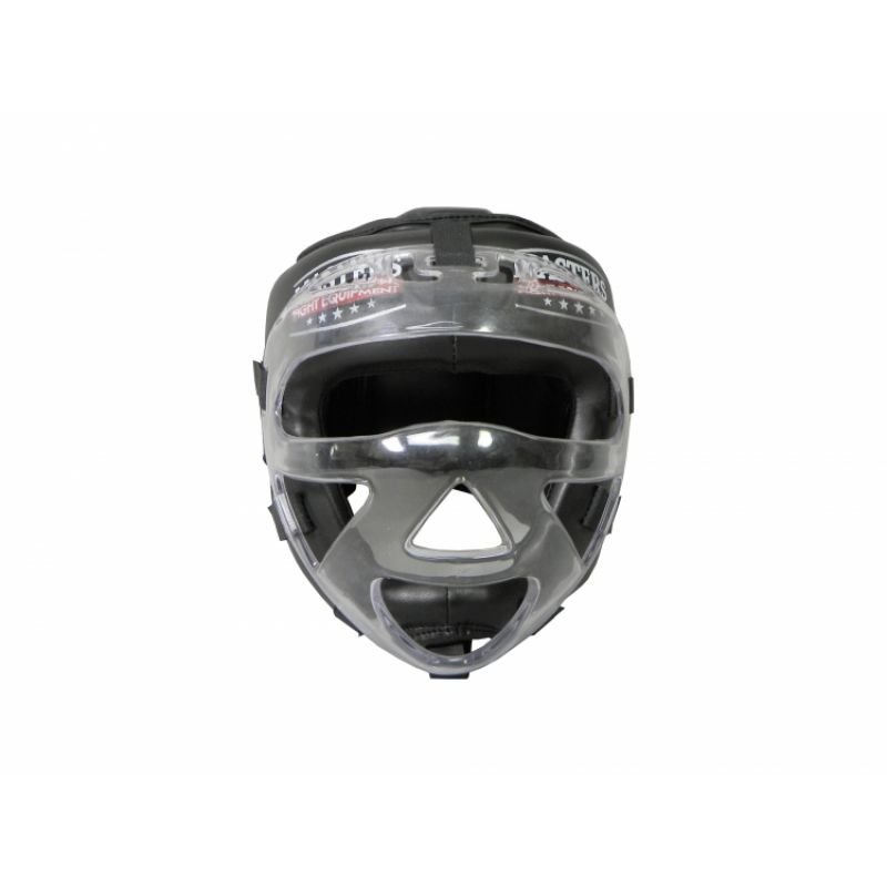 Masters boxing helmet with mask KSSPU-M 0211989-M01 – XL, Black
